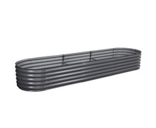 Load image into Gallery viewer, Greenfingers Oval Raised Garden Bed Galvanised Steel 320Cm
