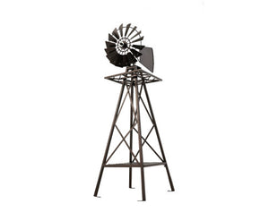 Metal Outdoor Garden Wind Mill 120cm