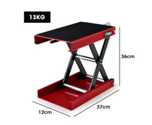 Load image into Gallery viewer, T-rex 500kg Motorcycle Scissor Jack Lift Stand
