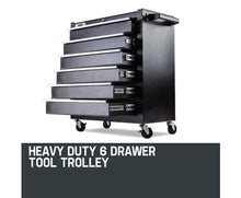 Load image into Gallery viewer, 6 Drawer Black Mechanic Workshop Cabinet Bullet
