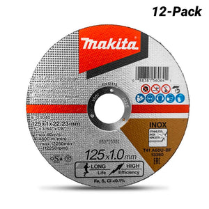 Disc cutting  Makita 125mm x 1.0 X22 12 Pack