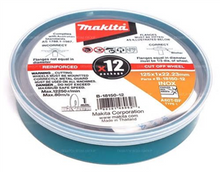 Load image into Gallery viewer, Disc cutting  Makita 125mm x 1.0 X22 12 Pack
