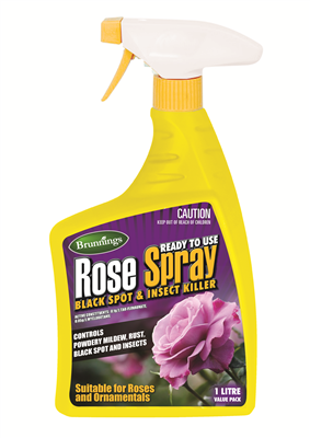 Insecticide Rose Spray Black Spot & Insect Killer 1Lt Brunnings