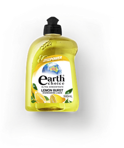 Dishwashing detergent 500ml lemon earth choice